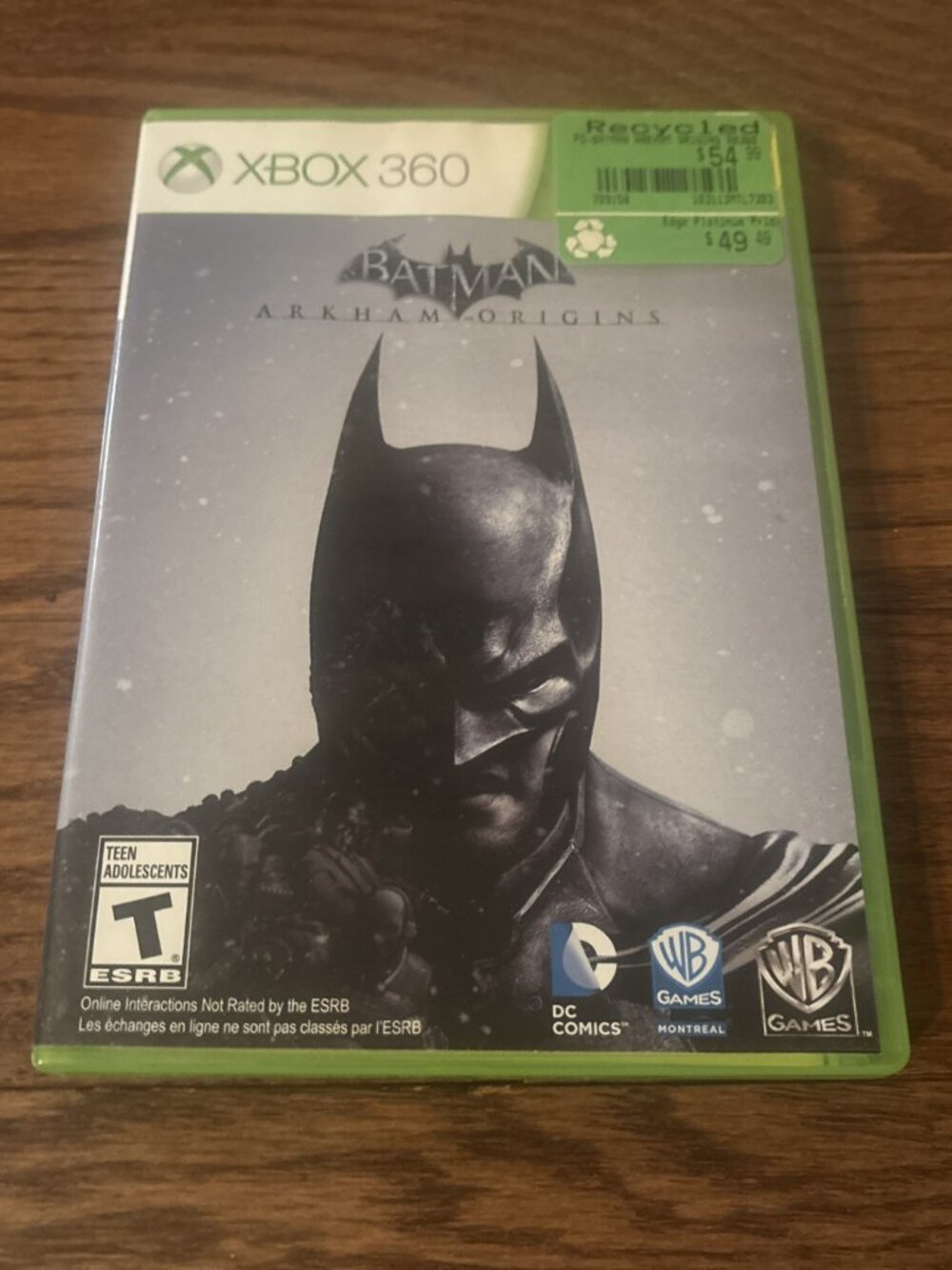 Batman: Arkham Origins (Xbox 360, 2013) With Manual & Insert Tested